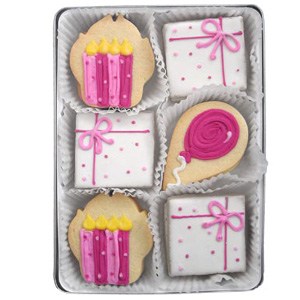 Organic Cookies Gift Set - Pink Birthday