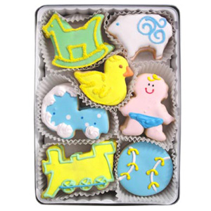 Organic Cookies Gift Set - New Baby Boy