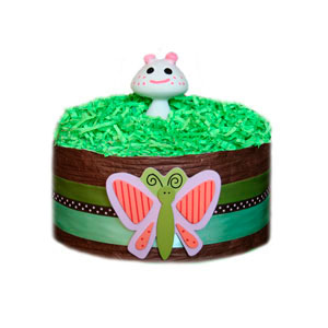 Organic Butterfly Delight Diaper Pound Cake