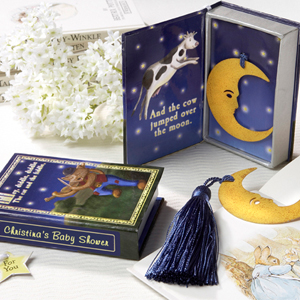 Moon Bookmark in Nursery Rhyme Keepsake Book Box 