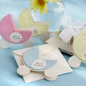 Plantable Wildflower Baby Shower Favors (Set of 12)