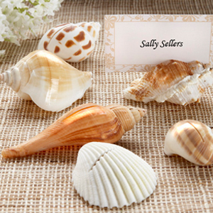 Shell Placecard Holders with Cards (Set of 6) 