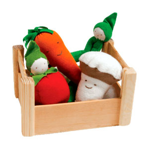 Organic Veggie Crate by Under the Nile